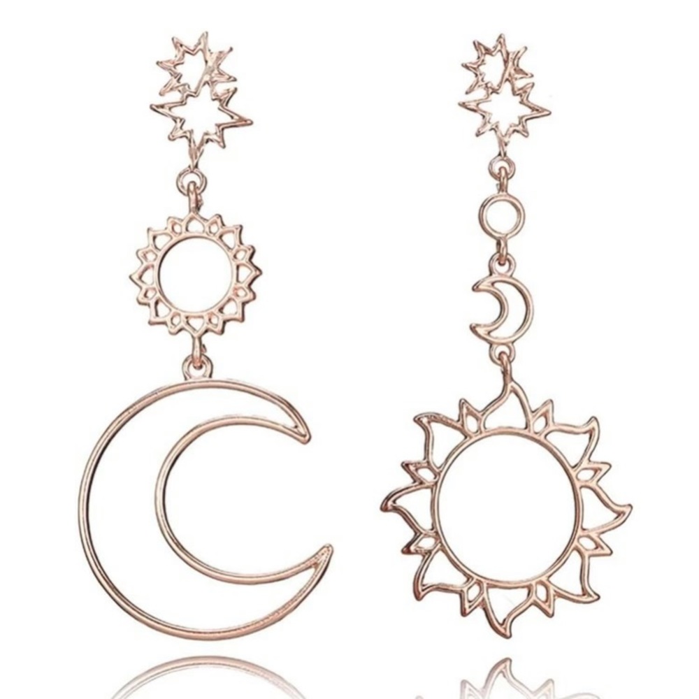 Sun and Moon Earrings